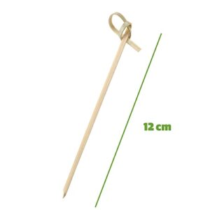 [300 Count] Bamboo Knot Picks - 4.75 Inch Appetizer, Sandwich, & Cocktail Drinks Skewer Toothpicks