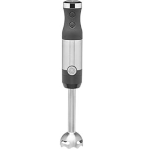 ge immersion blender | handheld blender for shakes, smoothies, baby food, soups & more | 2-speed functionality | easy clean kitchen essentials | 500 watts | stainless steel