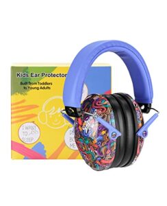prohear 032 kids ear protection - noise cancelling headphones ear muffs for autism, toddlers, children - symbol music