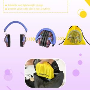 PROHEAR 032 Kids Ear Protection - Noise Cancelling Headphones Ear Muffs for Autism, Toddlers, Children - SYMBOL MUSIC