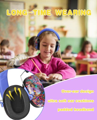 PROHEAR 032 Kids Ear Protection - Noise Cancelling Headphones Ear Muffs for Autism, Toddlers, Children - SYMBOL MUSIC