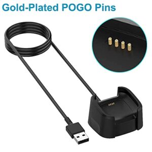 EXMRAT Compatible with Fitbit Versa 2 Charger, Replacement USB Charging Dock Stand Cable for Versa 2 Smart Watch (ONLY for Versa 2)