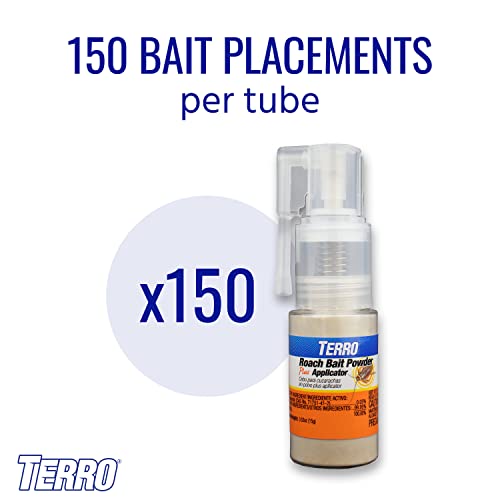 Terro T530 Roach Bait Powder Plus Applicator, Orange