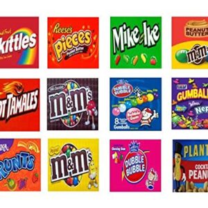 2.5" Candy Vending Machine Labels Stickers (12 Pack)