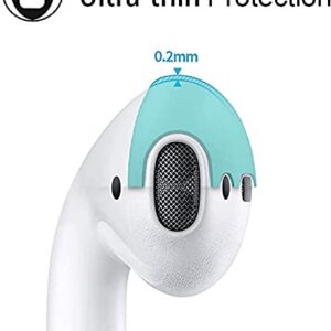 [7 Pairs] Loirtlluy 2021 Upgraded Airpods 2 & 1 Ear Tips Cover, Liquid Silicone Airpods Earbuds Covers [Fit in The Charging Case], Anti-Slip Protective Accessories Compatible with Airpods 2 & 1