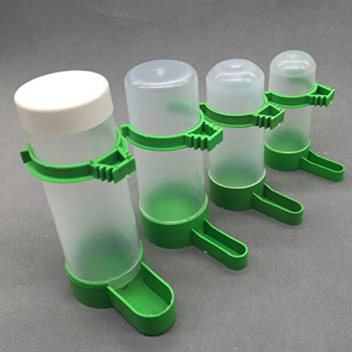 Bird Cage Accessories generic Bird Water Feeder Bird Water Bowl for Pet Parrot Other Birds Budgie Love Birds Cockatiel Cage 5pcs Rat Cage Accessories