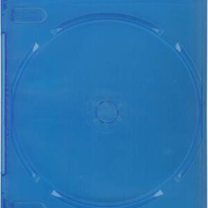(25) Blue Blu-Ray Cases - 1 Disc Capacity DVD Boxes - 12mm Thick - BRBR12BL