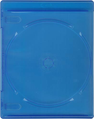 (25) Blue Blu-Ray Cases - 1 Disc Capacity DVD Boxes - 12mm Thick - BRBR12BL