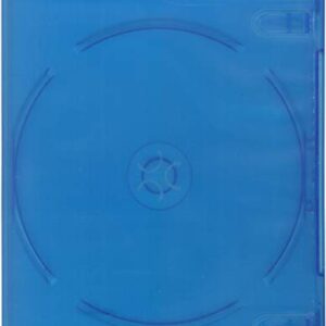 (25) Blue Blu-Ray Cases - 1 Disc Capacity DVD Boxes - 12mm Thick - BRBR12BL