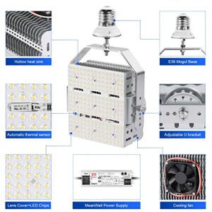 OPENLUX 150W Shoebox LED Retrofit Kit 21750LM,E39 Mogul Base 5000K LED Retrofit Light for Parking Lot Lights, ETL Certified, AC 100-277V