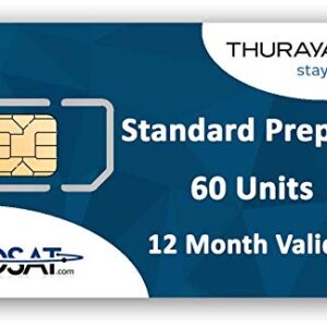 OSAT Thuraya XT-LITE Satellite Phone & Standard SIM with 60 Units (40 Minutes) with 365 Day Validity