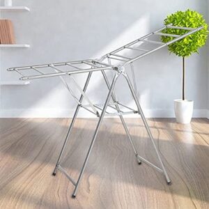ltlghy rack clothes foldable, laundry drying rack for indoor outdoor,easy storage clothes drying rack, free of installation garment rack