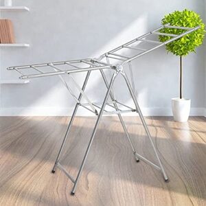 LTLGHY Rack Clothes Foldable, Laundry Drying Rack for Indoor Outdoor,Easy Storage Clothes Drying Rack, Free of Installation Garment Rack