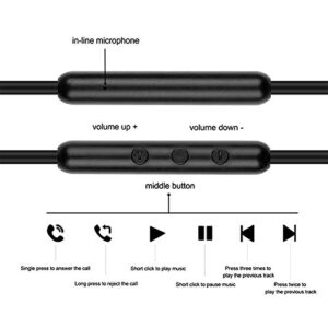 QC35 Cable Coiled Aux Cord Replacement for Bose QC25 / QC35 II / 700 / OE2 Gaming Headphones on PS4 Xbox - Inline Mic Volume Control 4ft to 6ft Audio Wire Accessory