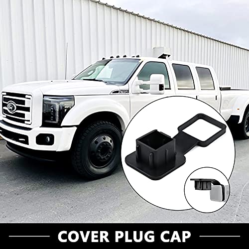 Trailer Hitch Cover Plug Cap Insert Fits 2" Receivers Black Receiver Tube Hitch Plug for RV SUV and Cars