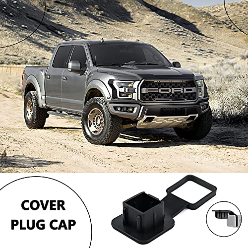 Trailer Hitch Cover Plug Cap Insert Fits 2" Receivers Black Receiver Tube Hitch Plug for RV SUV and Cars