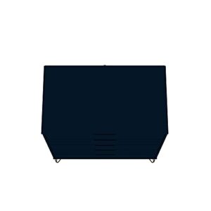 Manhattan Comfort Rockefeller Mid Century Modern 5-Drawer Tall Dresser, Tatiana Midnight Blue