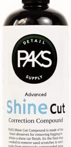 Paks Shine Cut Medium Auto Compound | Made in USA | 16 oz Buffing Scratch & Swirl Removal Paint Restorer for Paint Correction