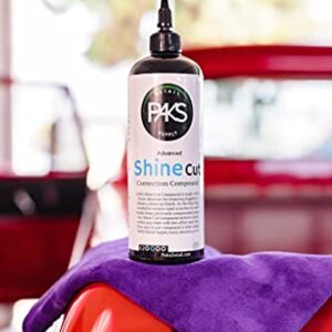 Paks Shine Cut Medium Auto Compound | Made in USA | 16 oz Buffing Scratch & Swirl Removal Paint Restorer for Paint Correction