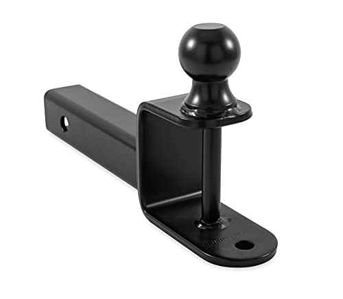 Camco Black Boar ATV/UTV 9" Extended Length Ball Mount, 2-Inch Ball, 2-Inch Shank | Includes (1) Multi-Hitch, (1) 5/8-inch Hitch Pin & (1) Bridge Pin (66081)