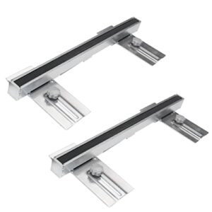 crownwall slatwall steel 16" magnetic tool bar - 2 pack