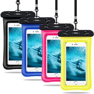 friena waterproof phone pouch ipx8 universal waterproof phone case underwater dry bags compatible for iphone 12/se/11 pro/xs max/xr/x/8p galaxy s20/s10/s9 up to 6.9"