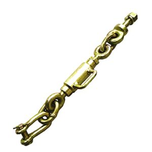1 (one) universal 3 point hitch chain stabilizers turnbuckle sway check 11.7-13.5 fit most tractors 15 to 40 hp