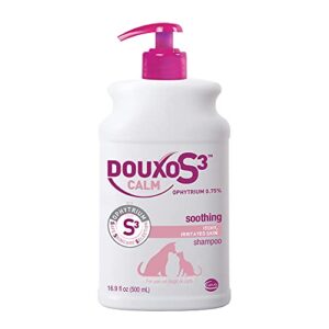 douxo s3 calm shampoo 16.9 oz (500 ml) - for dogs and cats with itchy skin