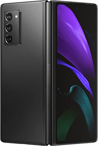 SAMSUNG Galaxy Z Fold 2 5G SM-F916U AT&T Android Cell Phone 256GB Storage Smartphone/Tablet Flex Mode, AT&T Locked - Mystic Black - (Renewed)