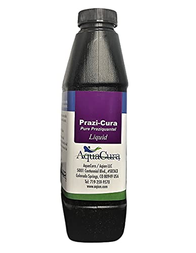 Prazi-Cura Liquid - Safest, Most Effective Parasite Treatment for Koi, and Aquarium Fish! Treats up to 2500 gallons.