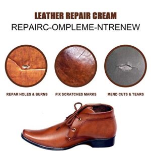 Advanced Leather Repair Gel, Professional DIY Leather and Vinyl Repair Kit, Leather Repair Cream (Chocolate, 40ml)