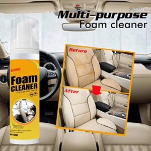 N /D Multi-Functional Car Foam Cleaner, Cleaning Spray, Artifact Supplies Strong Decontamination Car Interior Leather Seat (150ml)