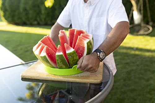 KOLORAE EXTRA LARGE WATERMELON SLICER WITH HANDLES