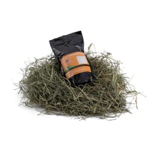 Rabbit Hole Hay Ultra Premium, Hand Packed Coarse Orchard Grass for Your Small Pet Rabbit, Chinchilla, or Guinea Pig (4oz)