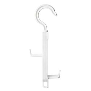360 degree rotation plastic clothes hanger organizer double-sided bedroom scarf hook