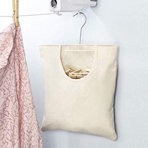 SH-RuiDu Clothespin Storage Bag Hanging Laundry Clothes Pin Organizer