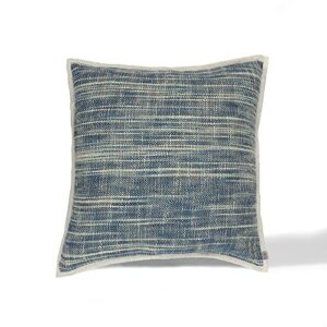 divine home waterfall handspun cotton pillow, 18" sq., reversible
