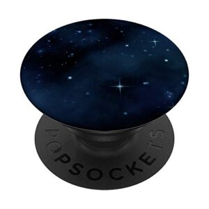 galaxy space in teal blue cyan aehp453 popsockets popgrip: swappable grip for phones & tablets