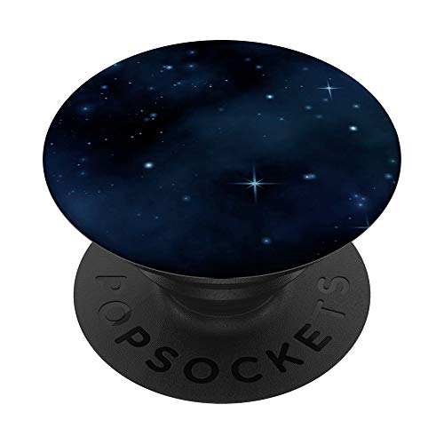 Galaxy Space in Teal Blue Cyan AEHP453 PopSockets PopGrip: Swappable Grip for Phones & Tablets