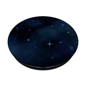 Galaxy Space in Teal Blue Cyan AEHP453 PopSockets PopGrip: Swappable Grip for Phones & Tablets