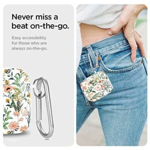AirPods Case Flower, Olytop Cute Hard Ladybugs Women Apple Airpods 2 & 1 Cover Case Protective Shockproof iPods Cover Skin Girls with Keychain for Apple 2nd 1st Gen - Flower/Cactus