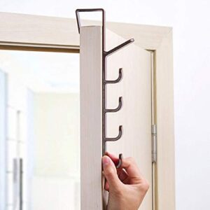 Door Wall Mounted Clothes Hanger Hook Garment Storage Holder Towel Rack