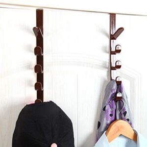 Door Wall Mounted Clothes Hanger Hook Garment Storage Holder Towel Rack