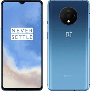 OnePlus 7T (HD1907) 128GB 4G/LTE Android Smartphone (Glacier Blue, Single-Sim/T-Mobile) (Renewed)