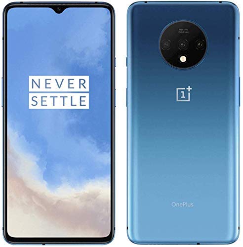 OnePlus 7T (HD1907) 128GB 4G/LTE Android Smartphone (Glacier Blue, Single-Sim/T-Mobile) (Renewed)