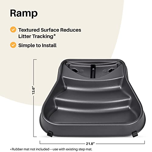 Litter-Robot 3 Ramp by Whisker - Cat Ramp for Litter Box, Custom Fit for Litter-Robot 3, Reduces Tracking, Suitable for Small & Elderly Cats, Designed & Assembled in USA