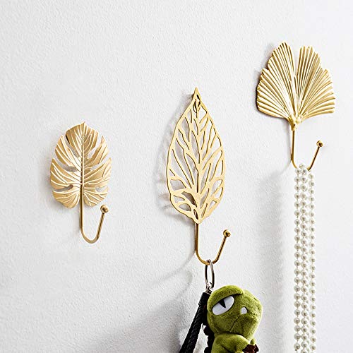 BEMEI Towel Hanger Storage Rack Nordic Key Hook Toilet Organization Storage Rack,Decorative Hooks Clothes Holder for Home Storage Home Decoration(D,Green)