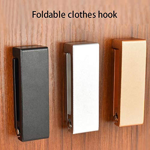 Aluminum Alloy Heavy Duty Hanger, Wall Mounted Clothes Handbag Hanging Rack Towel Coat Robe Hook