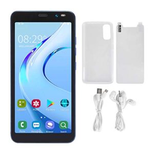 Unlocked Smartphone, Rino4 Pro Android Cell Phones Unlocked, 6.1in Full Screen, 1GB RAM 8GB ROM, 2200mAh Battery, 128GB Extension, Dual SIM, Face ID & Finger Reader, Global Version(Blue)