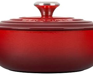 Le Creuset Enameled Cast Iron Signature Sauteuse Oven, 3.5 qt, Cerise